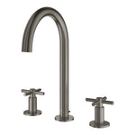 Grohe Atrio 3 Delikli Ankastre Lavabo Bataryası (4 Çubuklu Volan) L-Boy, Fırçalı Sert Grafit - Ürün Görseli