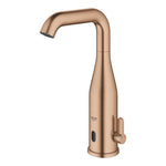 Grohe Essence E Fotoselli Lavabo Bataryası, Çift Su Girişli, Ayarlanabilir Sıcaklık Sınırlayıcısı, Fırçalı Bakır - Ürün Görseli