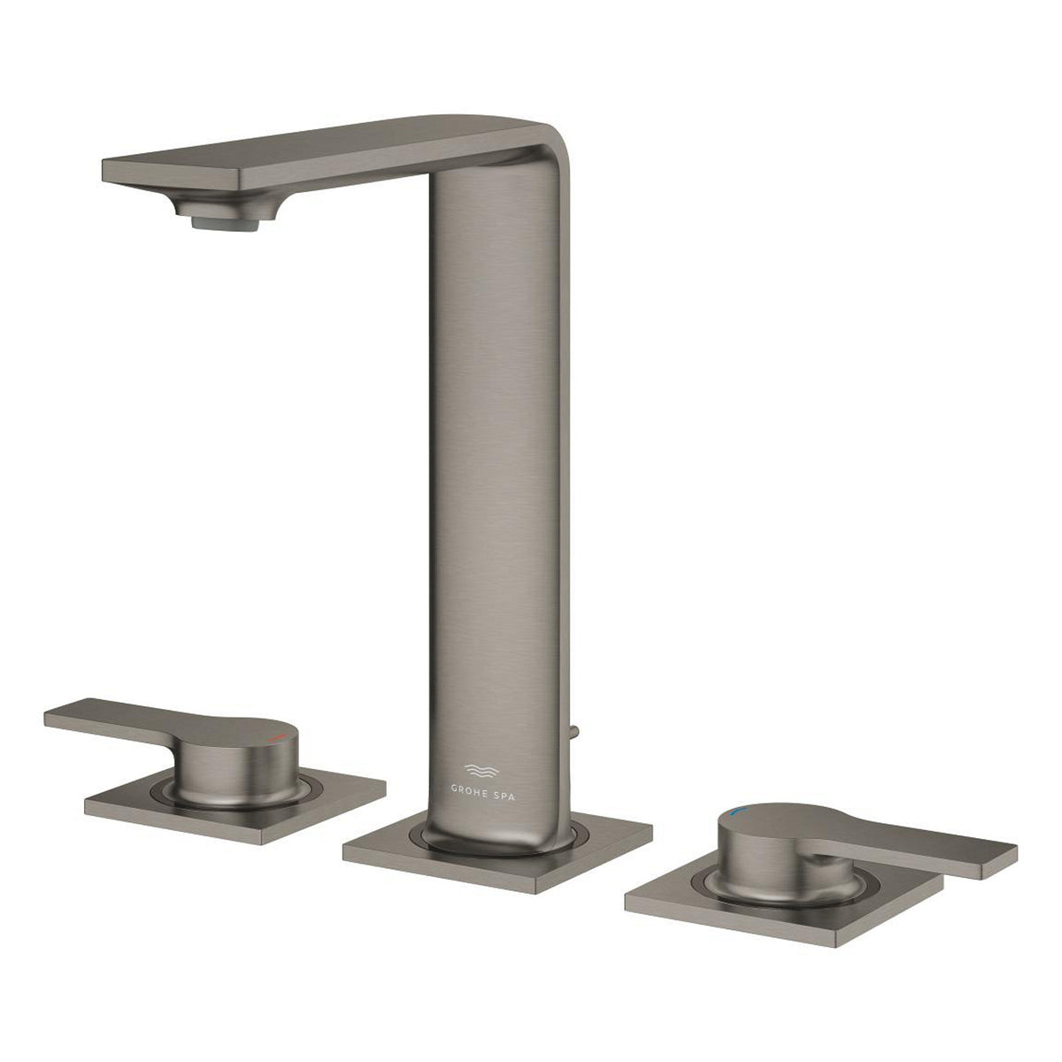Grohe Allure 3 Delikli Ankastre Lavabo Bataryası, Fırçalı Sert Grafit - Ürün Görseli