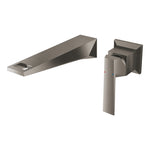 Grohe Allure Brilliant Duvardan Ankastre (L-Boy) Lavabo Bataryası (Sıva Üstü Grubu), Fırçalı Sert Grafit - Ürün Görseli