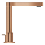 Grohe Plus 3 Delikli Ankastre Lavabo Bataryası, Sifon Kumandalı, Fırçalı Bakır - Ürün Görseli