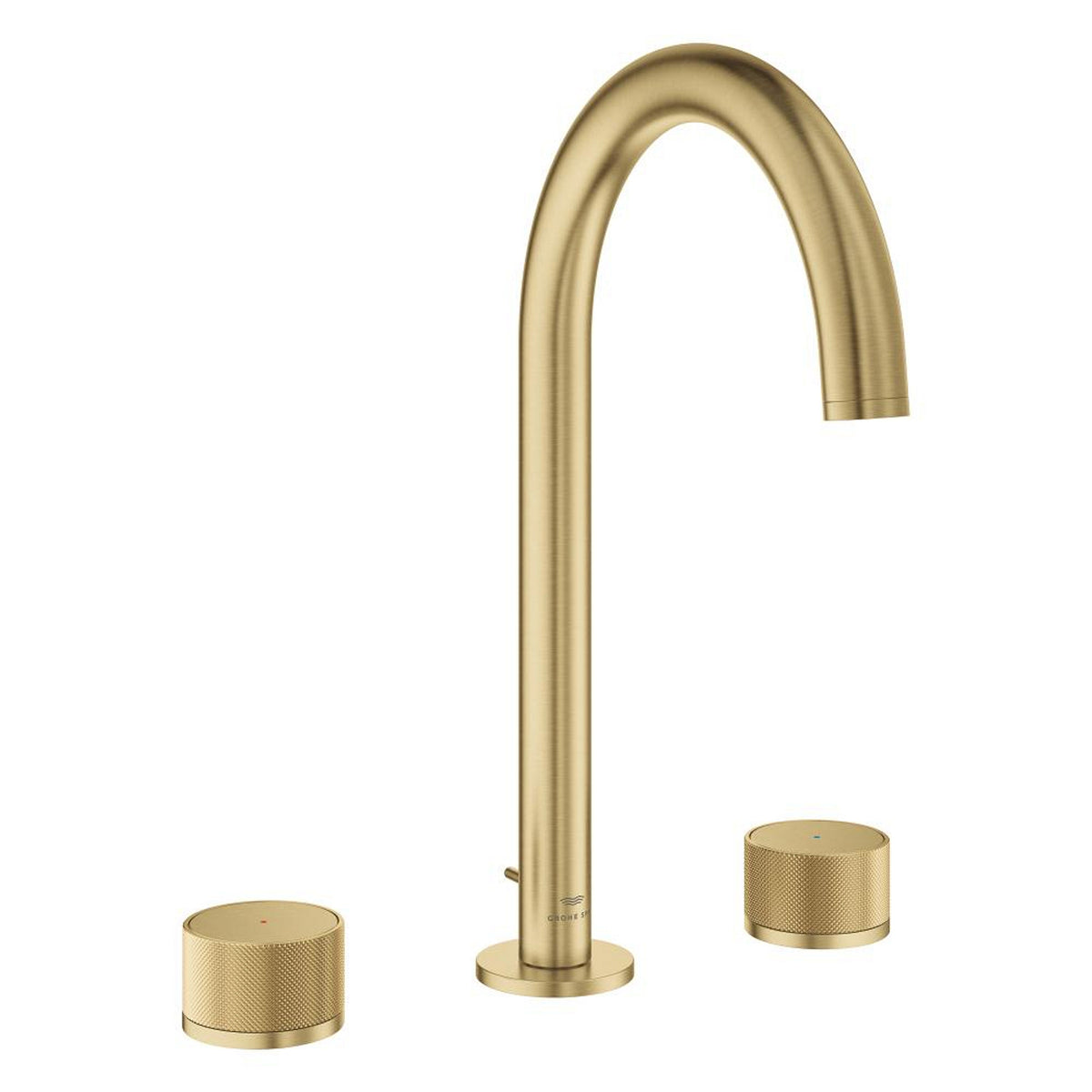 Grohe Atrio Private Collection 3 Delikli Ankastre Lavabo Bataryası, Sifon Kumandalı (L-Boy), Fırçalı Altın - Ürün Görseli