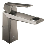 Grohe Allure Brilliant Private Collection M-Boy Lavabo Bataryası, Sifon Kumandalı, Fırçalı Sert Grafit - Ürün Görseli