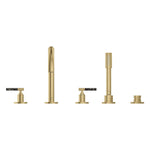 Grohe Atrio Private Collection 5 Delikli Ankastre Küvet Bataryası (Sıva Üstü Grubu), Fırçalı Altın - Ürün Görseli