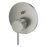 Grohe Atrio Ankastre Banyo/Duş Bataryası (Sıva Üstü Grubu), Saten Çelik - Ürün Görseli