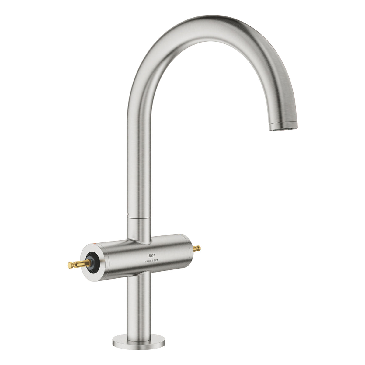 Grohe Atrio Private Collection Yüksek Lavabo Bataryası (L-Boy), Paslanmaz Çelik - Ürün Görseli