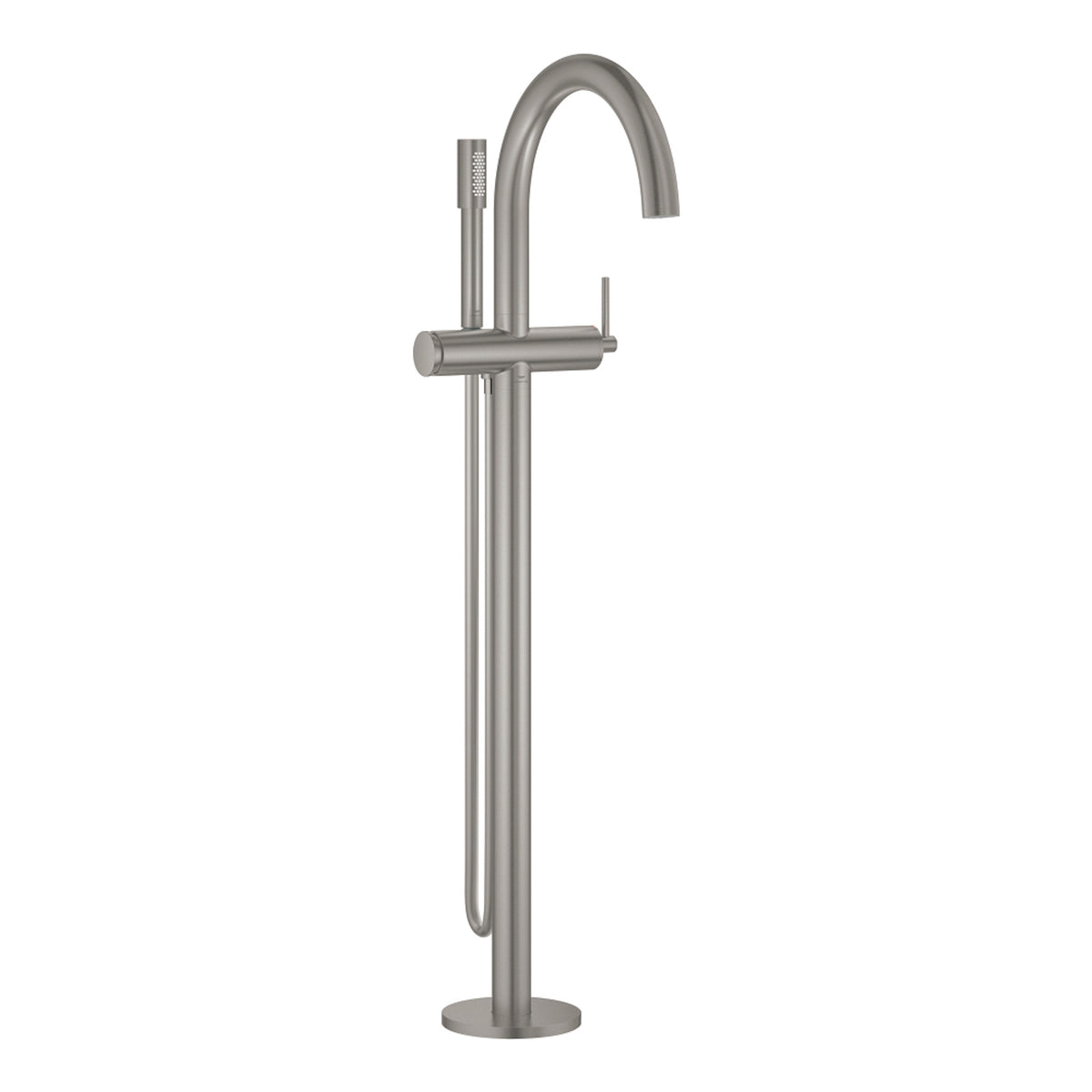 Grohe Atrio Tek Yerden Küvet Bataryası (Sıva Üstü Grubu), Paslanmaz Çelik - Ürün Görseli