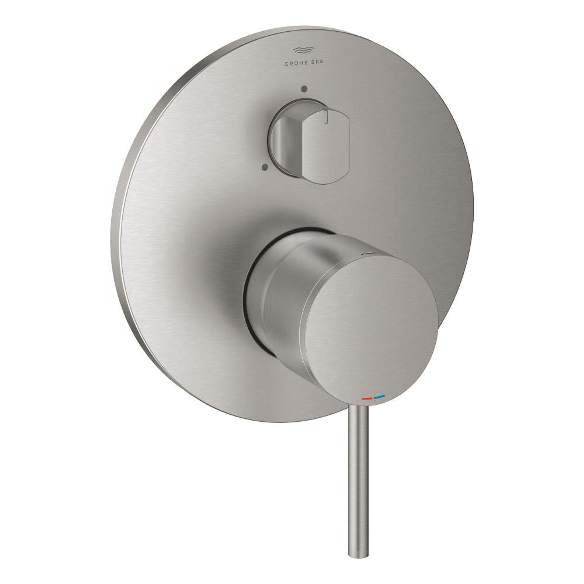 Grohe Atrio Ankastre Banyo/Duş Bataryası (Sıva Üstü Grubu), 3 Yollu, Paslanmaz Çelik - Ürün Görseli