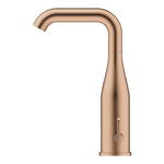Grohe Essence E Fotoselli Lavabo Bataryası, Çift Su Girişli, Ayarlanabilir Sıcaklık Sınırlayıcısı, Fırçalı Bakır - Ürün Görseli