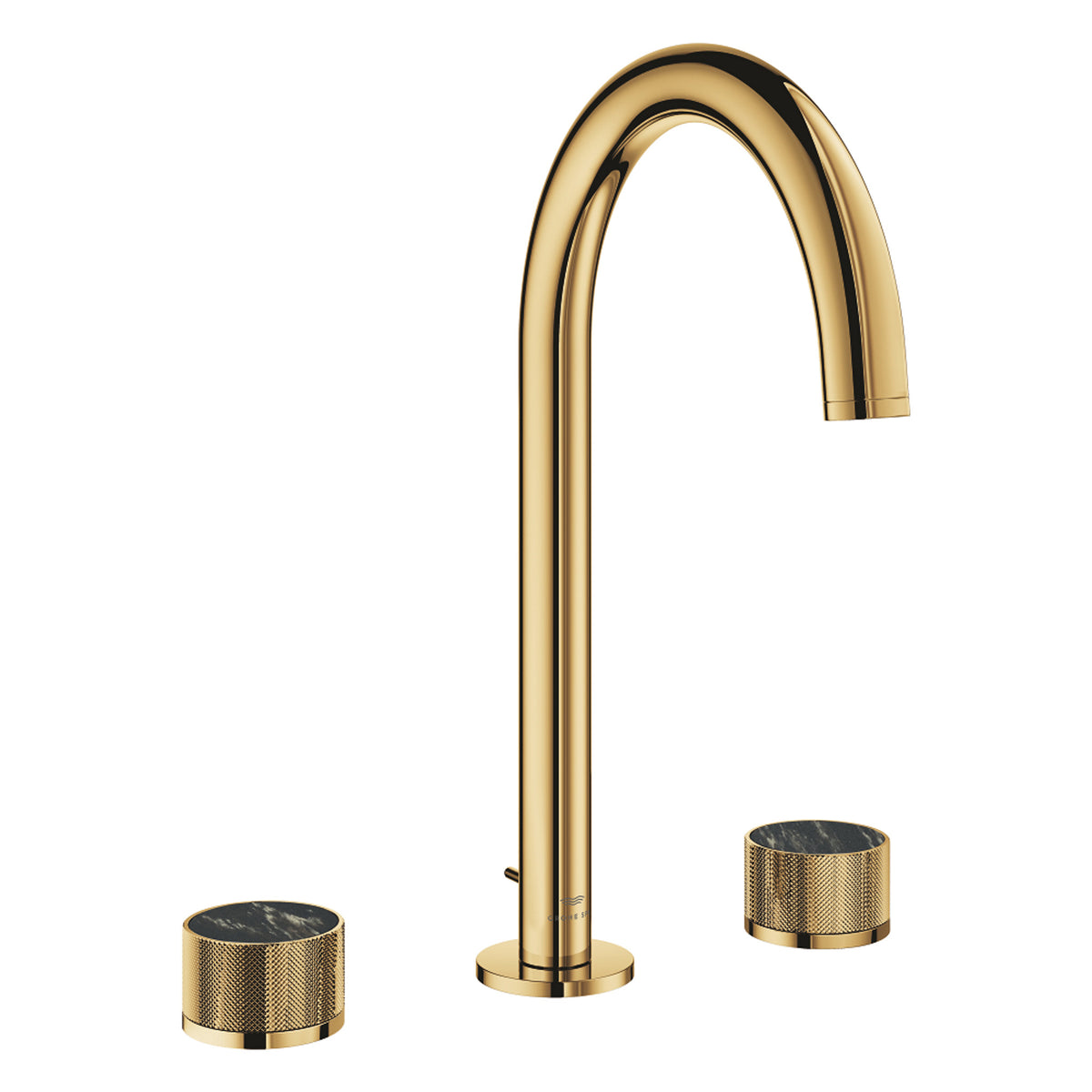 Grohe Atrio Private Collection 3 Delikli Ankastre Lavabo Bataryası, Sifon Kumandalı (L-Boy), Altın - Ürün Görseli