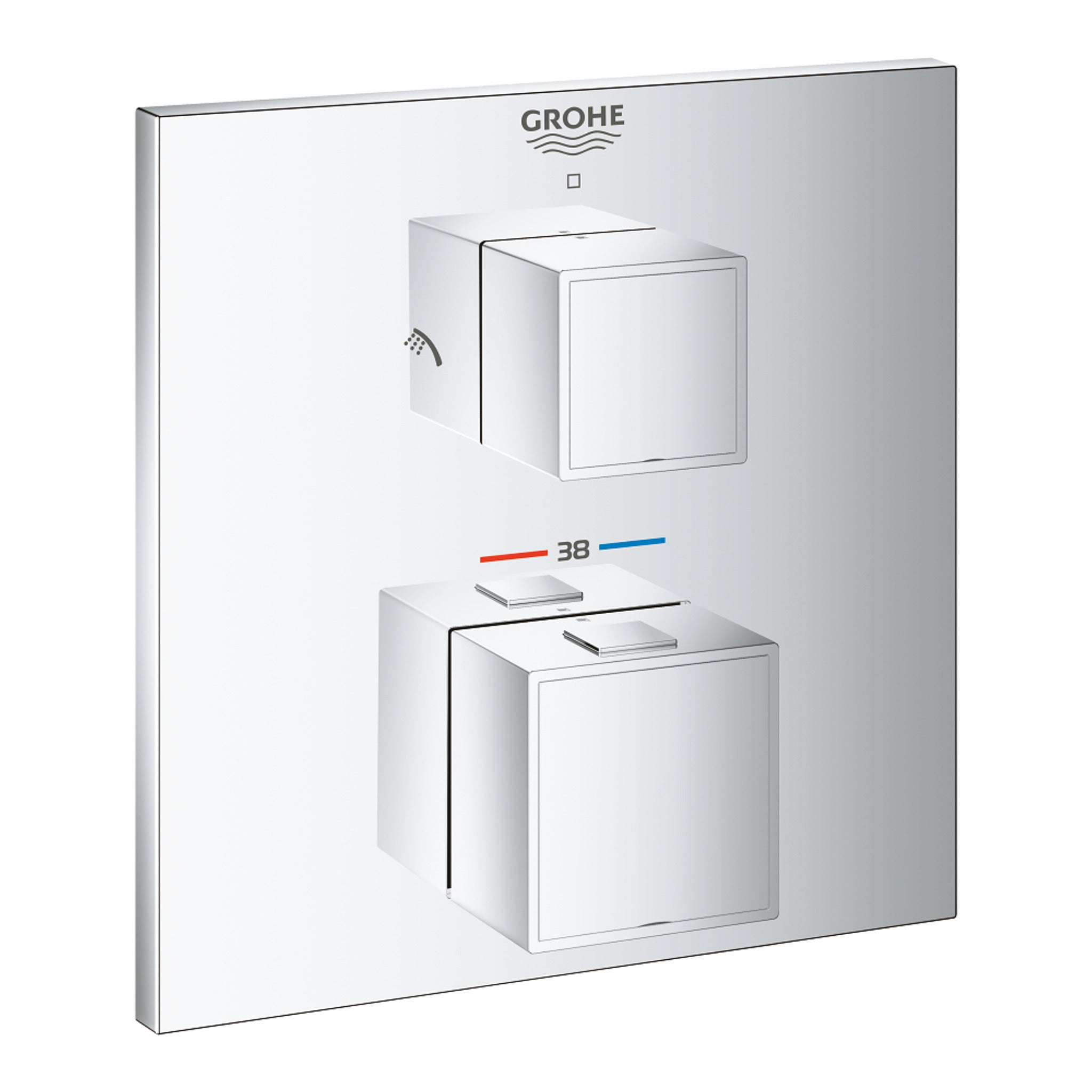Grohe Grohtherm Cube Termostatik Banyo/Duş Bataryası (Sıva Üstü Grubu) - Ürün Görseli