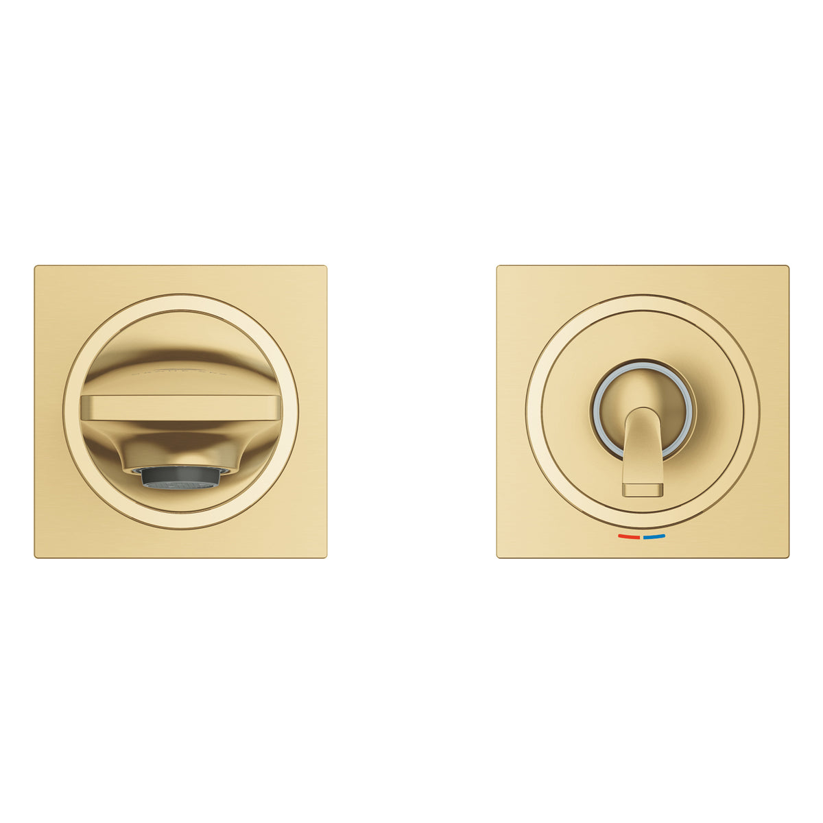 Grohe Allure Duvardan Ankastre Lavabo Bataryası (Sıva Üstü Grubu), Fırçalı Altın - Ürün Görseli