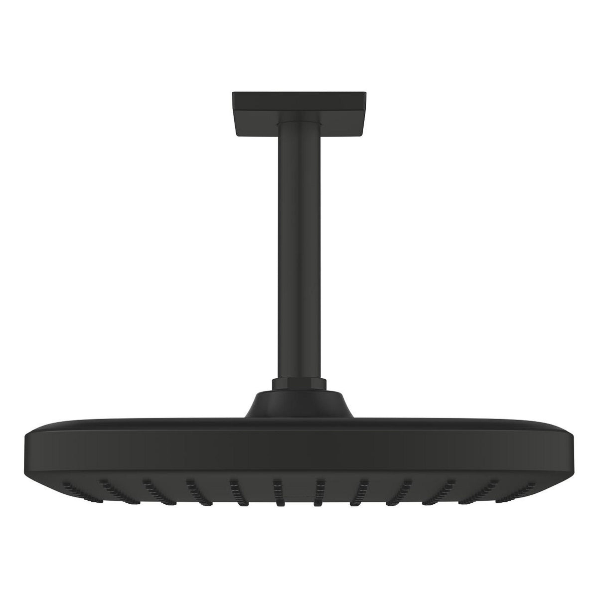 Grohe Tempesta 250 Kare Tepe Duşu Tek Akışlı, 25 cm (Tavandan Dirsek Dahil), Mat Siyah - Ürün Görseli