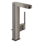 Grohe Plus Yüksek Lavabo Bataryası, Sifon Kumandalı, Fırçalı Sert Grafit - Ürün Görseli