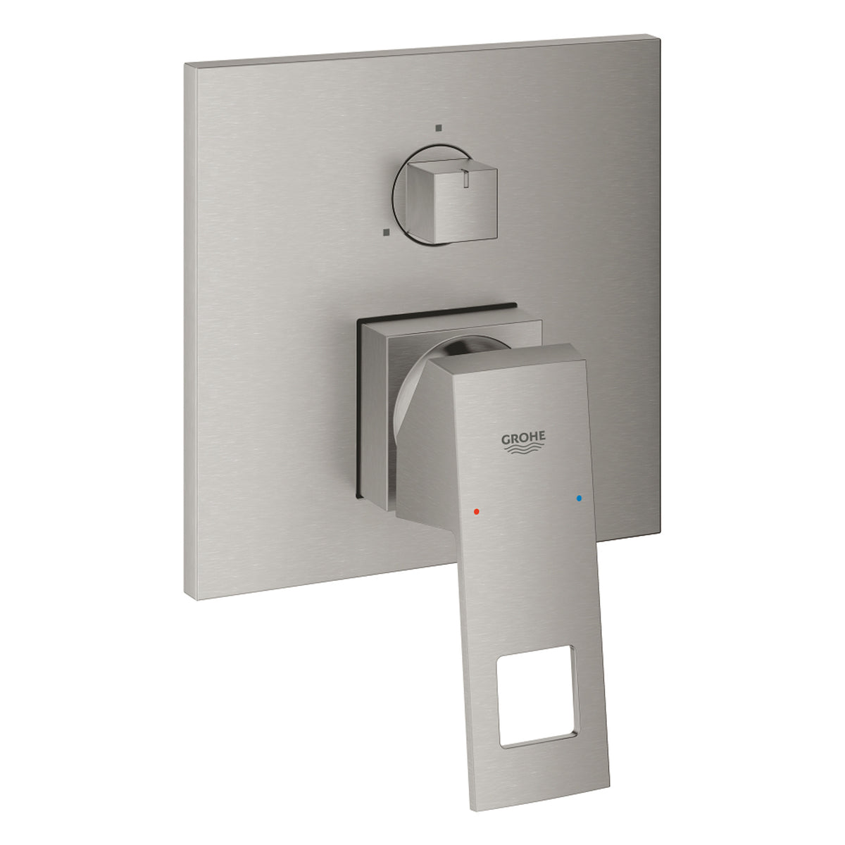 Grohe Eurocube Ankastre Banyo Bataryası (3 Yollu, Sıva Üstü Grubu), Paslanmaz Çelik - Ürün Görseli
