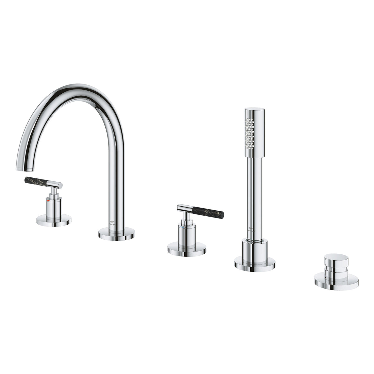 Grohe Atrio Private Collection 5 Delikli Ankastre Küvet Bataryası (Sıva Üstü Grubu) - Ürün Görseli