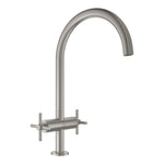 Grohe Atrio Kuğu Borulu Eviye Bataryası, Paslanmaz Çelik - Ürün Görseli