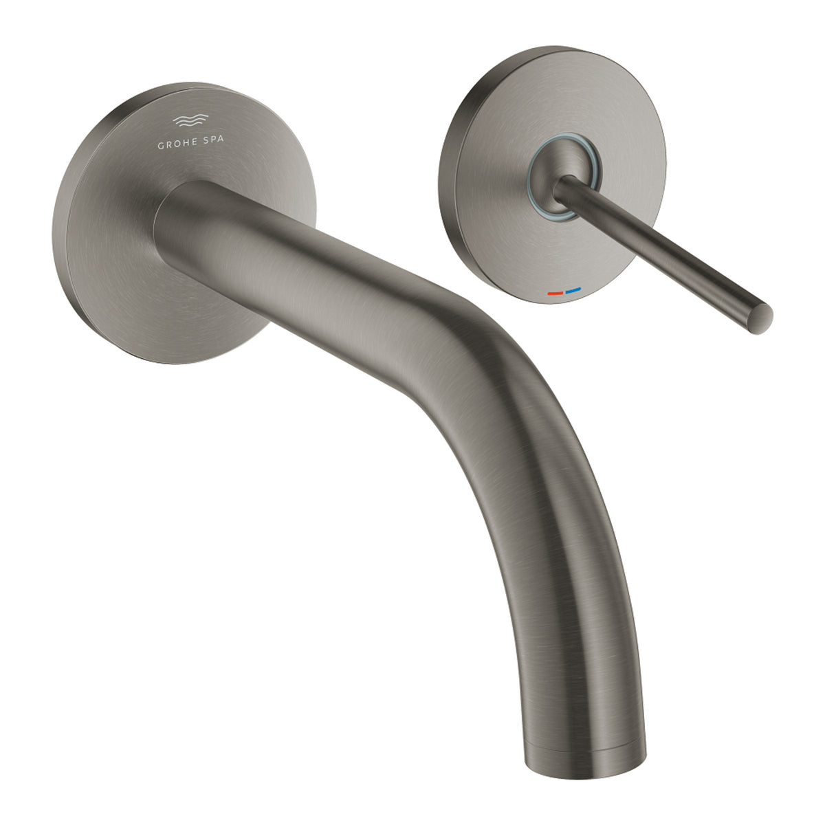 Grohe Atrio 2 Delikli Ankastre Lavabo Bataryası, (Sıva Üstü Grubu), Fırçalı Sert Grafit - Ürün Görseli