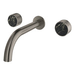 Grohe Atrio Private Collection 3 Delikli Ankastre Lavabo Bataryası (Sıva Üstü Grubu) Fırçalı Sert Grafit - Ürün Görseli