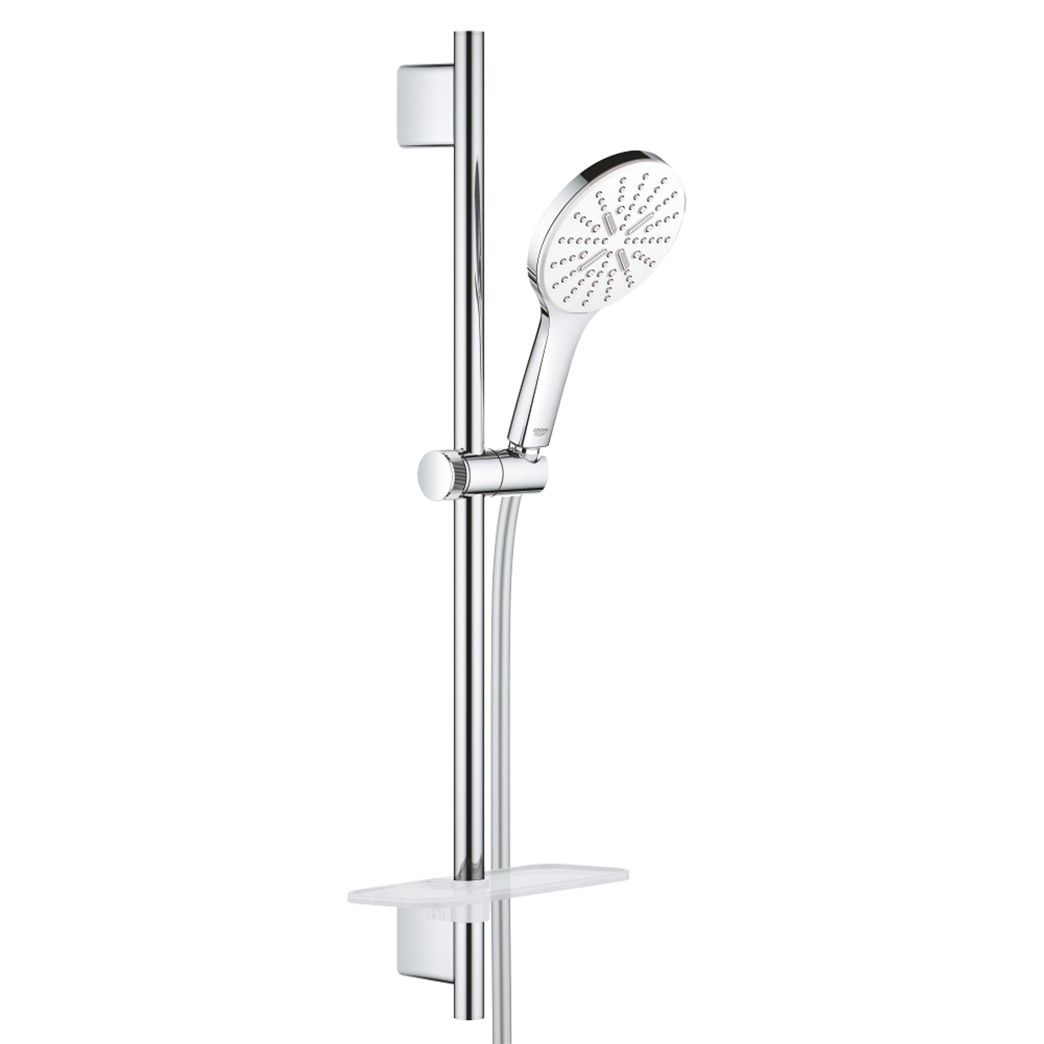 Grohe RainShower SmartActive 130 Sürgülü Duş Seti, 3 Fonksiyonlu, Krom-Beyaz - Ürün Görseli