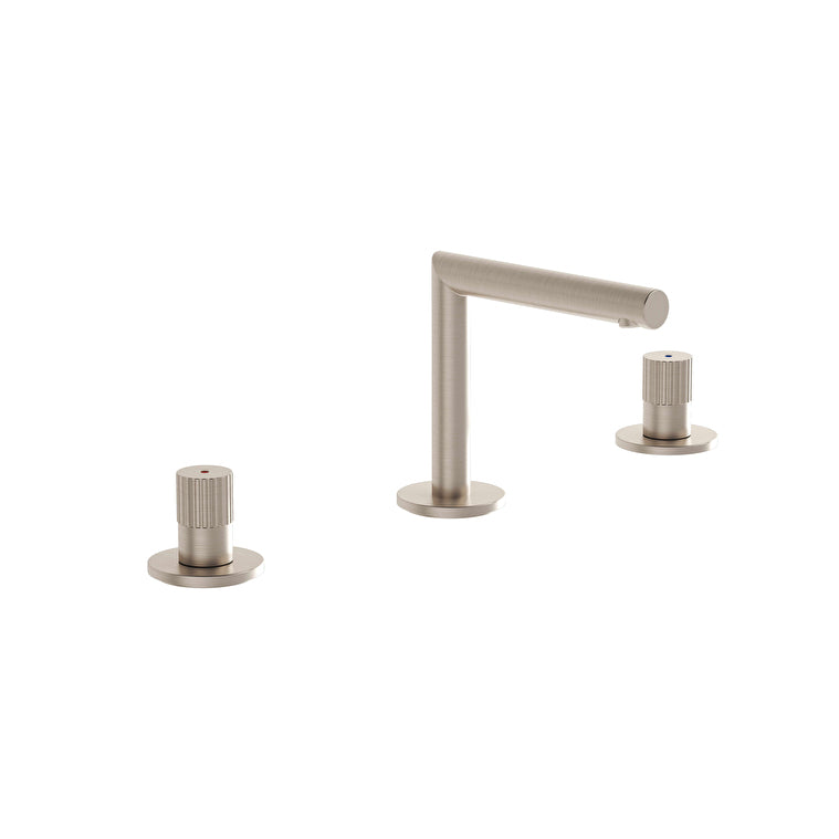 VitrA Origin Ankastre Lavabo Bataryası (3 Delikli Lavabolar için), Fırçalı Nikel – A4258334
