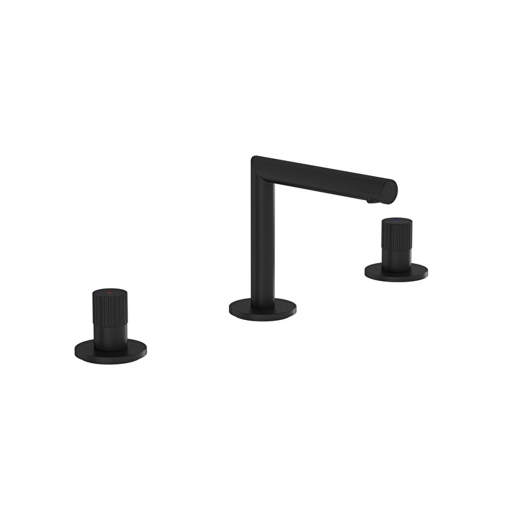 VitrA Origin Ankastre Lavabo Bataryası (3 Delikli Lavabolar için), Mat Siyah – A4258336WTC