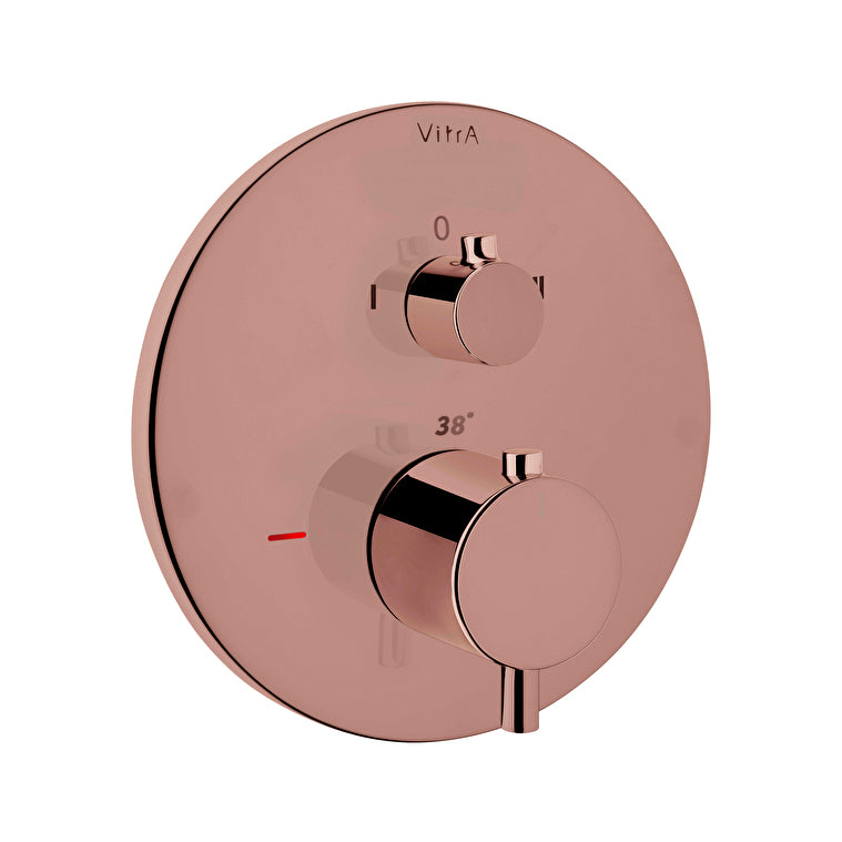 VitrA Origin Termostatik Ankastre Banyo Bataryası (Sıva Üstü Grubu,V-Box), Soft Bakır – A4267129