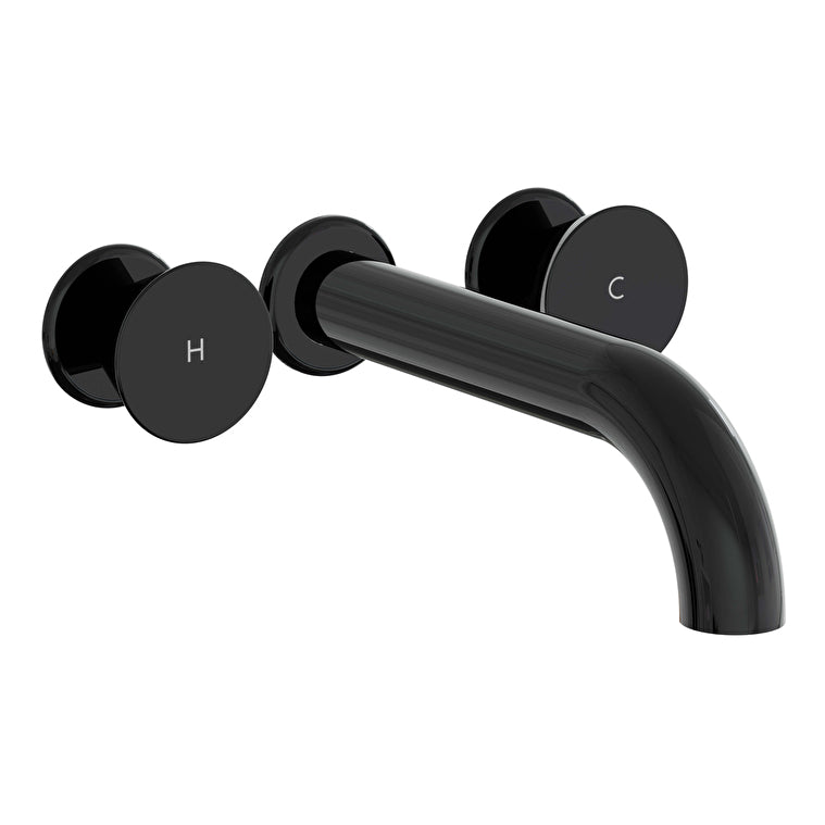 VitrA Liquid Ankastre Uzun Lavabo Bataryası (Sıva Üstü Grubu), Parlak Siyah – A4268939