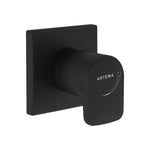 Artema Root Square Ankastre Stop Valf (Sıva Üstü Grubu), Mat Siyah – A4272936