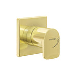 Artema Root Square Ankastre Stop Valf (Sıva Üstü Grubu), Soft Altın – A4272974
