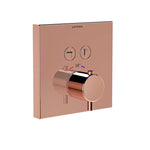 Artema AquaHeat Termostatik Ankastre Banyo Bataryası (Sıva Üstü Grubu), Soft Altın – A4274629