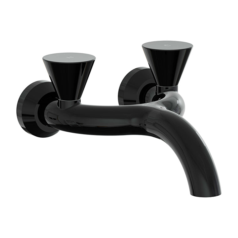 VitrA Liquid Duvardan Lavabo Bataryası, Parlak Siyah – A4274839