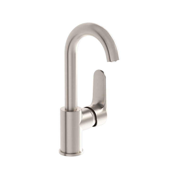 Artema Root Round Döner Borulu Lavabo Bataryası, Fırçalı Nikel – A4275434
