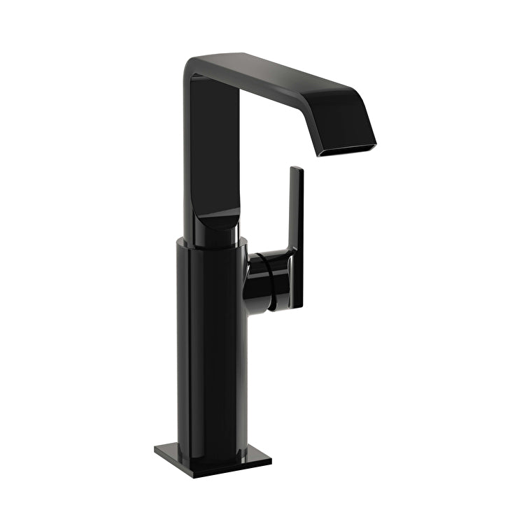 VitrA Suit Yüksek Lavabo Bataryası, Parlak Siyah – A4276539