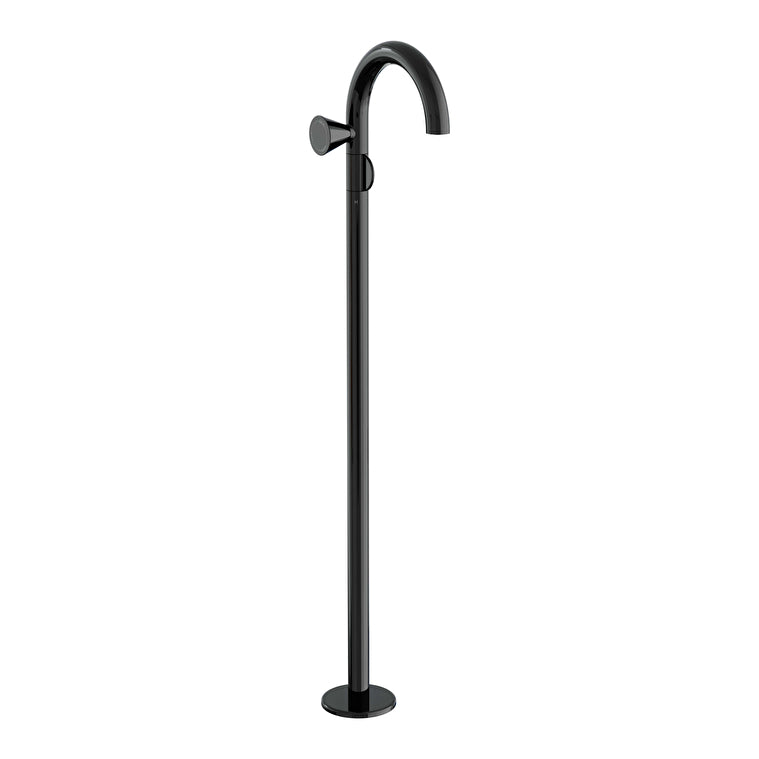 VitrA Liquid Sol El Yerden Lavabo Bataryası, Parlak Siyah – A4277639