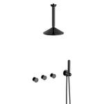 VitrA Liquid Ankastre Duş Seti, Parlak Siyah – A4277739