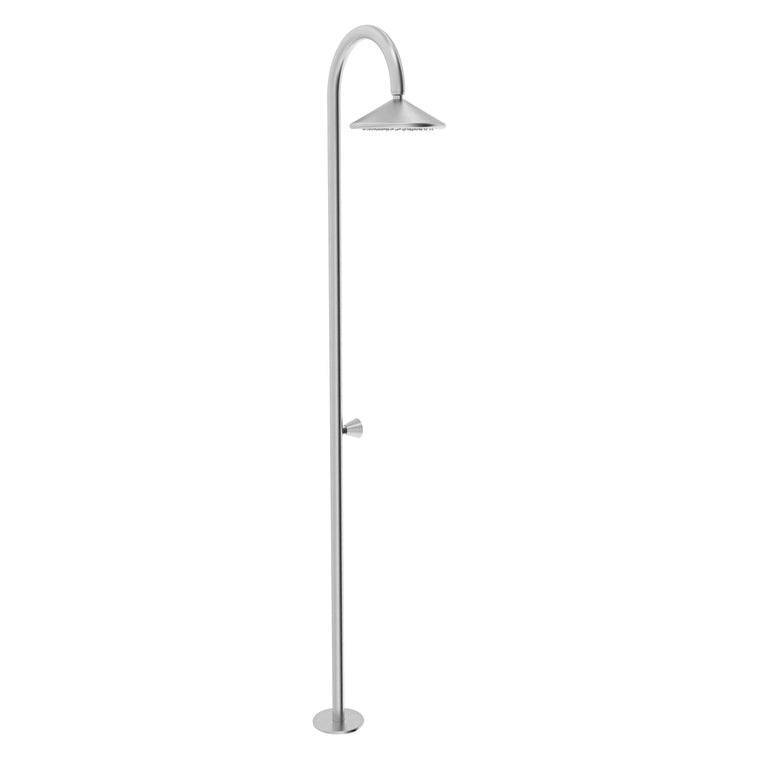 VitrA Liquid Yerden Duş Kolonu, Sağ Yön İç ve Dış Mekan Kullanım, Paslanmaz Çelik – A42778