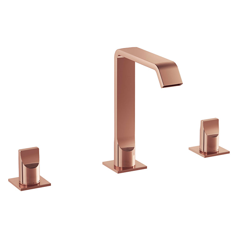VitrA Suit 3 Delikli Lavabo Bataryası, Soft Bakır – A4278429