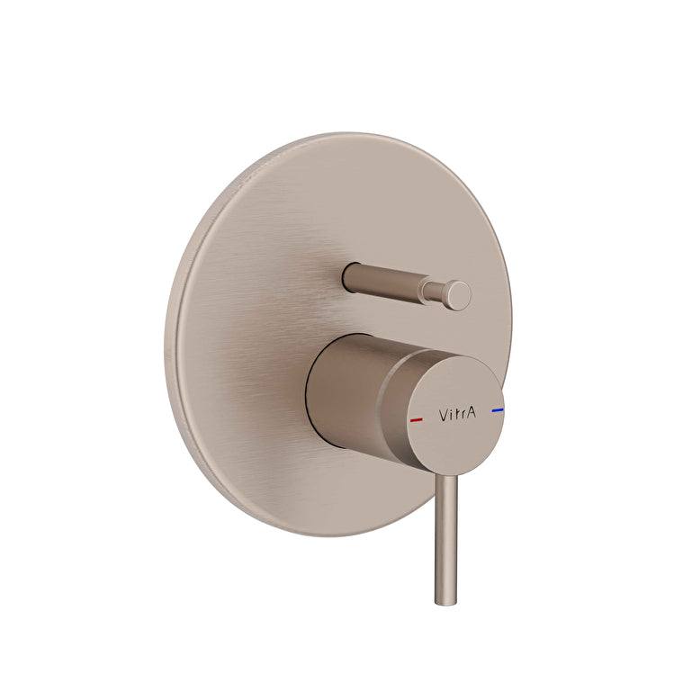 VitrA Origin Ankastre Banyo Bataryası (V-Box Sıva Üstü Grubu) Fırçalı Nikel – A4282234