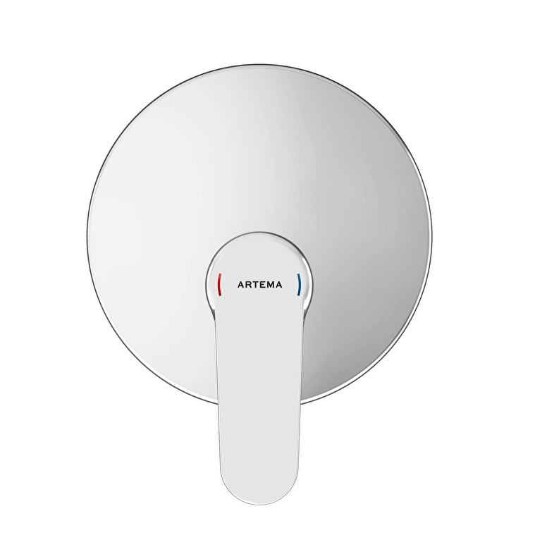 Artema Root Round Ankastre Duş Bataryası (V-Box Sıva Üstü Grubu), Krom – A42829