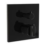 VitrA Suit Termostatik Ankastre Duş Bataryası (V-Box Sıva Üstü Grubu), Parlak Siyah – A4287339
