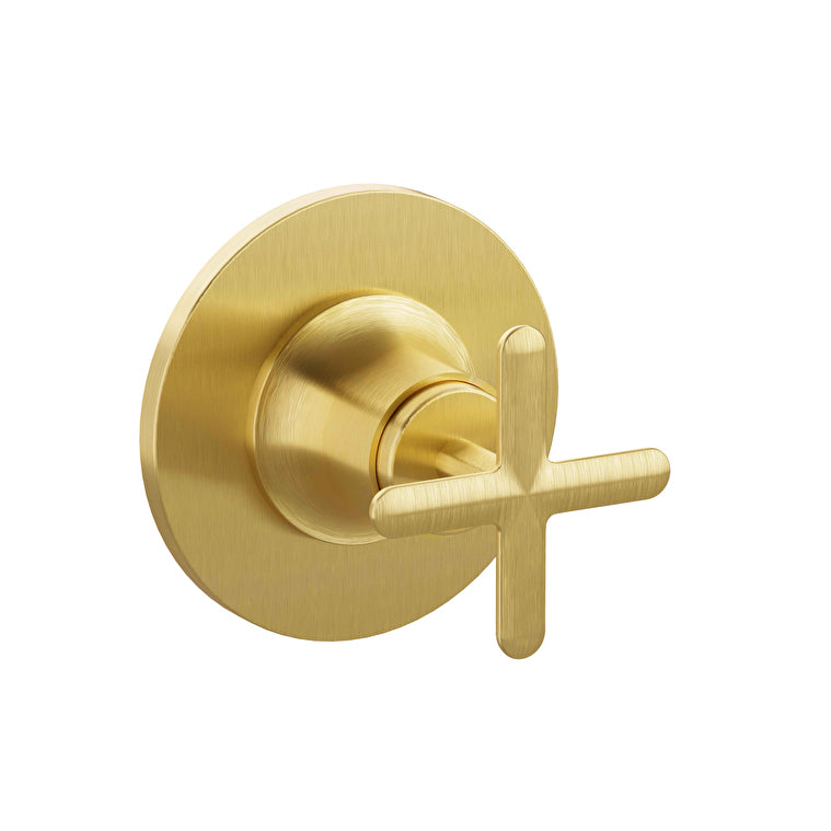 VitrA Origin Classic 3 Yollu Yönlendirici (Sıva Üstü Grubu) Fırçalı Altın – A4289725