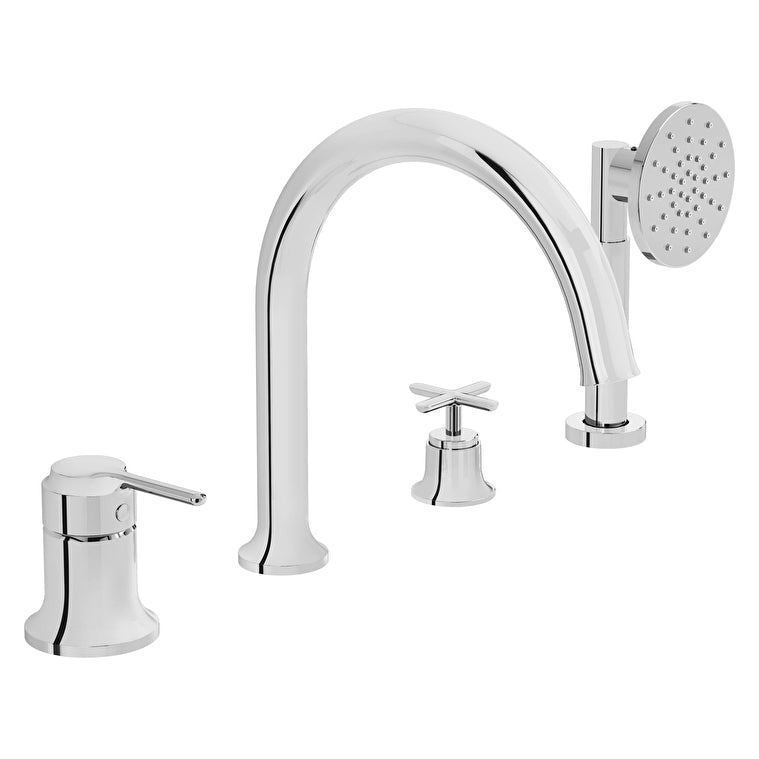 VitrA Origin Classic 4 Delikli Küvet Bataryası, El Duşlu – A42900