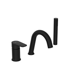 Artema Flow Soft Küvet Bataryası, Mat Siyah (3 Delikli) – A4310036