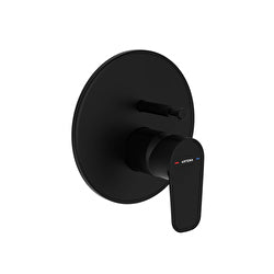 Artema Flow Soft Ankastre Banyo Bataryası, Mat Siyah (V-Box Sıva Üstü Grubu) – A4322836