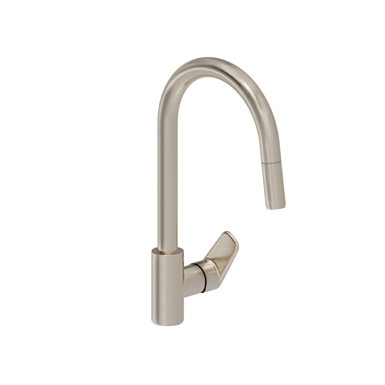 Artema Flow Soft Spiralli Eviye Bataryası, Fırçalı Nikel (C-Tip, Pull-Out) – A4344534