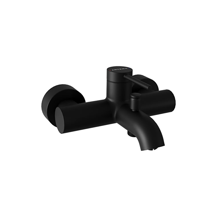 Artema Minimax Round Banyo Bataryası, Mat Siyah – A4354836