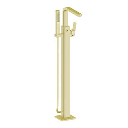 Artema Minimax Square Yerden Küvet Bataryası, El Duşlu, Soft Altın – A4359174