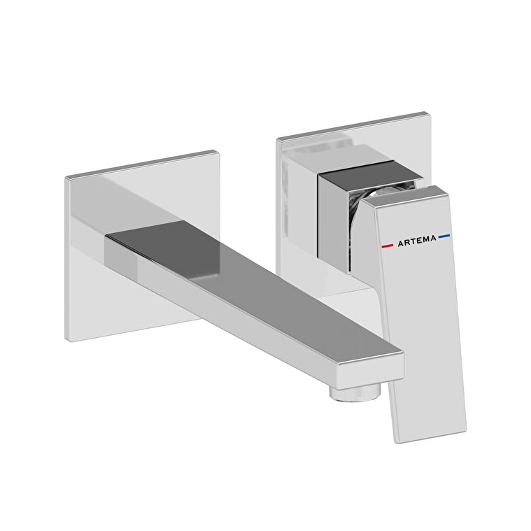 Artema Minimax Square Ankastre Lavabo Bataryası, Uzun (Sıva Üstü Grubu) – A43593
