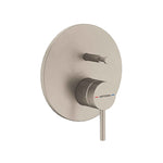 Artema Minimax Round Ankastre Banyo Bataryası, Fırçalı Nikel (Minibox Sıva Üstü Grubu) – A4362034